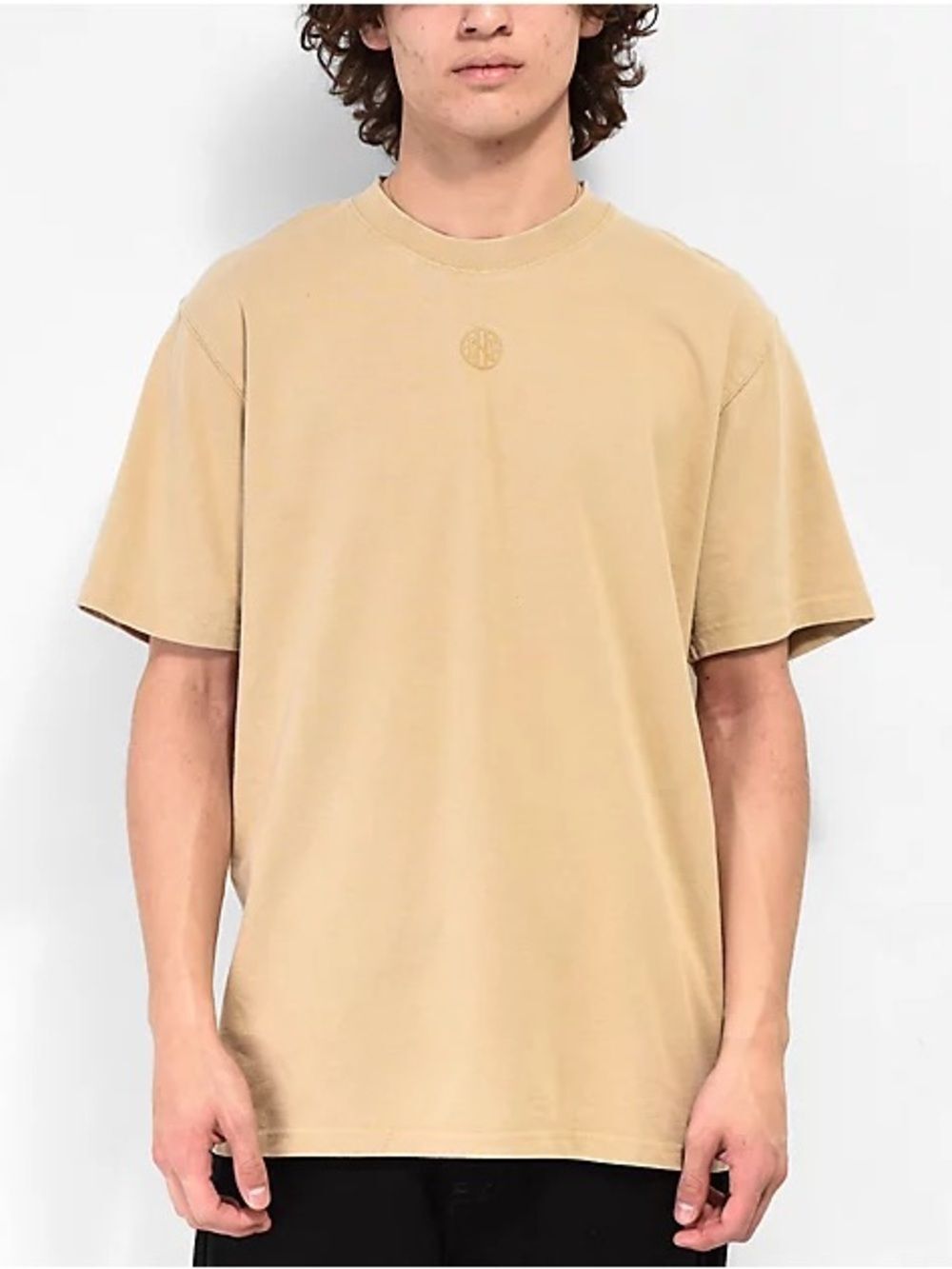 Ninth Hall Fundamentals Boxy Short Sleeve Tee | Tan | XXL